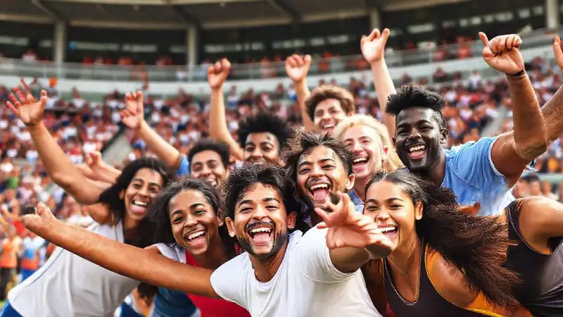 Deportistas unidos brillan en la luz